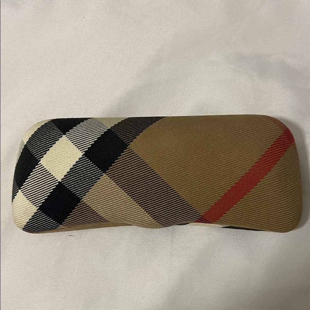 Burberry Black and Red Sunglasses Case
